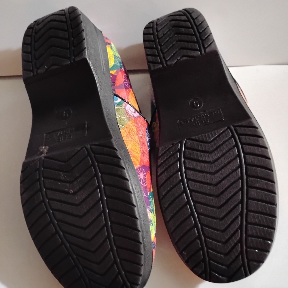 Savvy Multicolor Patterned Mules - Picture 9 of 16